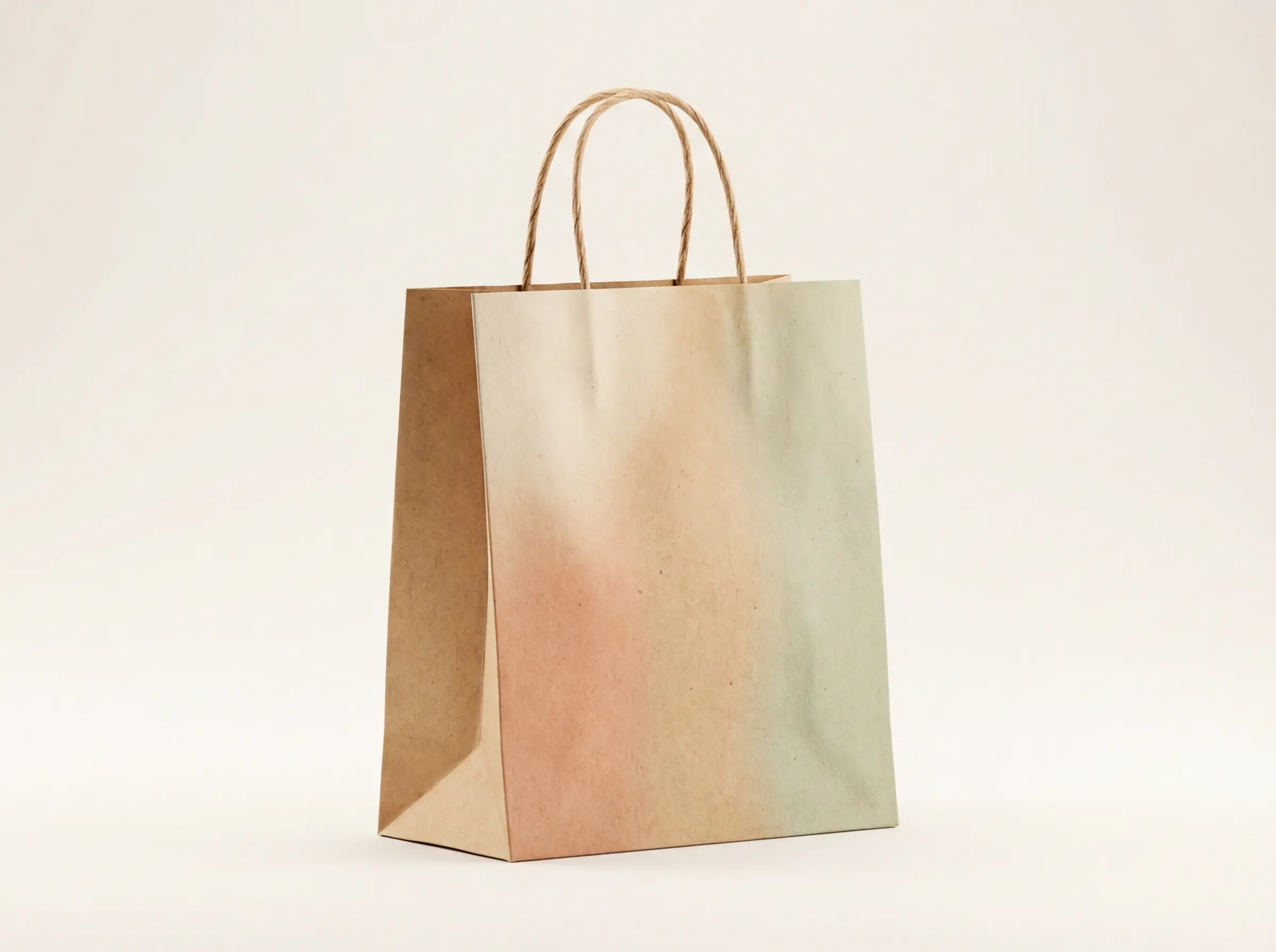 環保紙袋紙材選擇示意圖，比較可分解與可回收材質的特性差異，協助品牌選擇最符合環保標準的環保紙袋紙材。