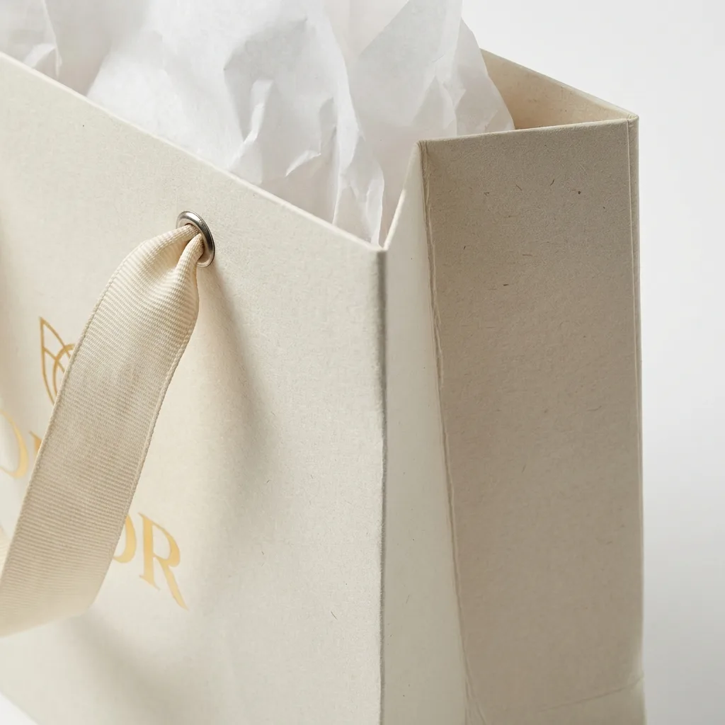 送禮紙袋種類展示，各種尺寸與設計的禮品紙袋近拍比較。