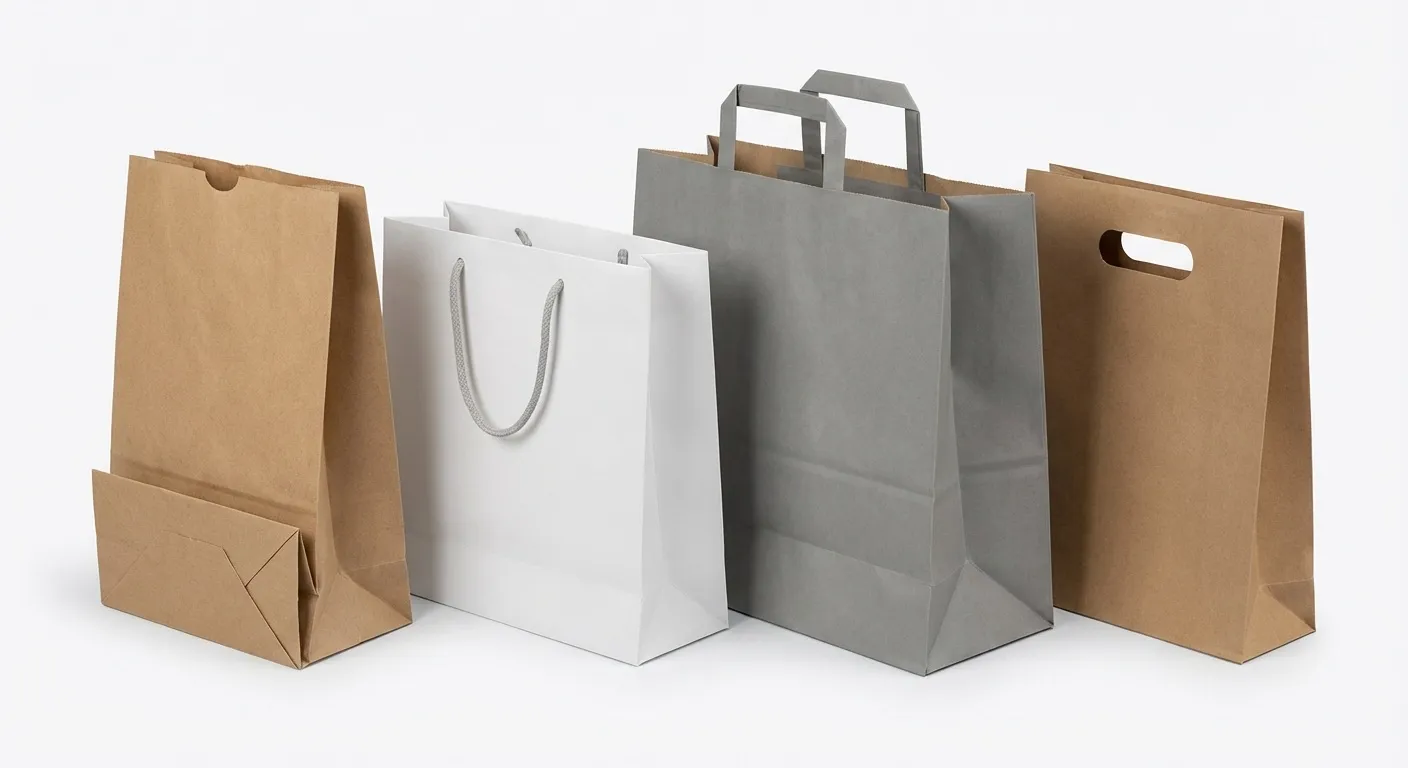 紙袋袋型與提把配置展示