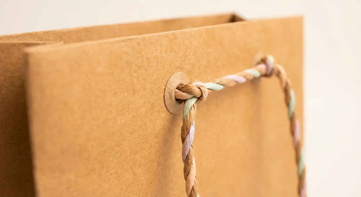 限制 2:提把穿孔位置要避開重要圖案,紙袋印刷限制相關細節圖