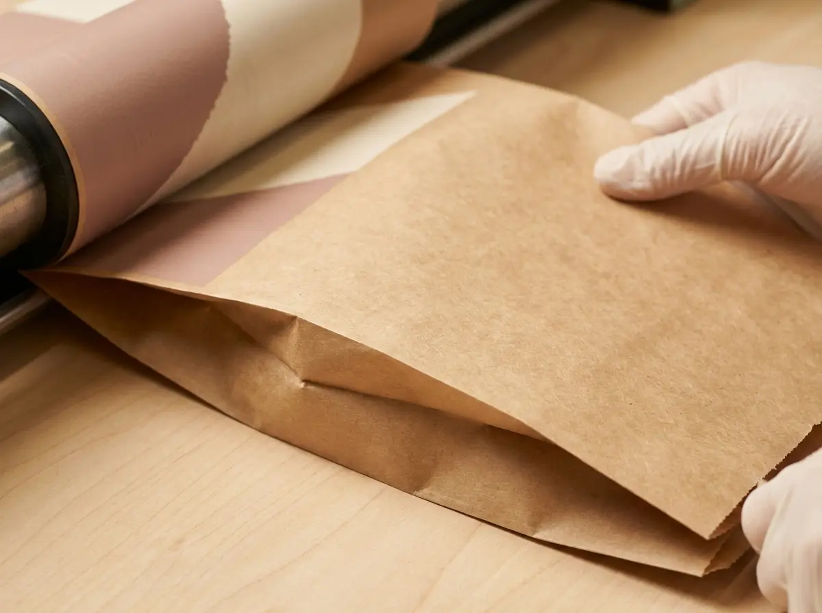 牛皮紙袋適合哪些印刷方式?單色、雙色、燙金一次比較,牛皮紙袋印刷相關細節圖