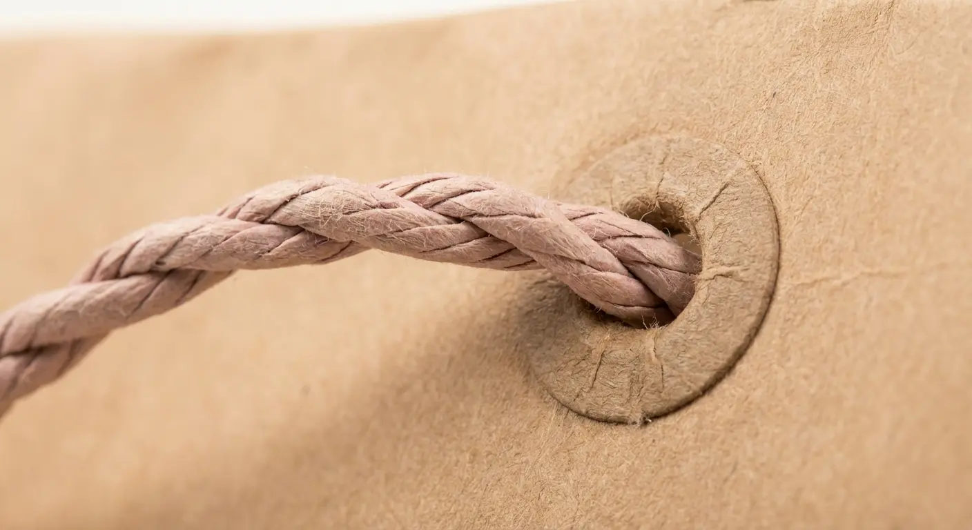 紙袋提把全比較:棉繩、PP繩、扭繩、平口、穿孔五種差異一次看懂,紙袋相關細節圖