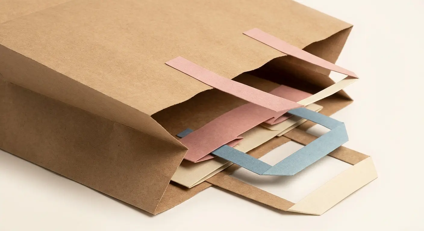 白樣:確認袋型與結構的第一步,紙袋相關細節圖