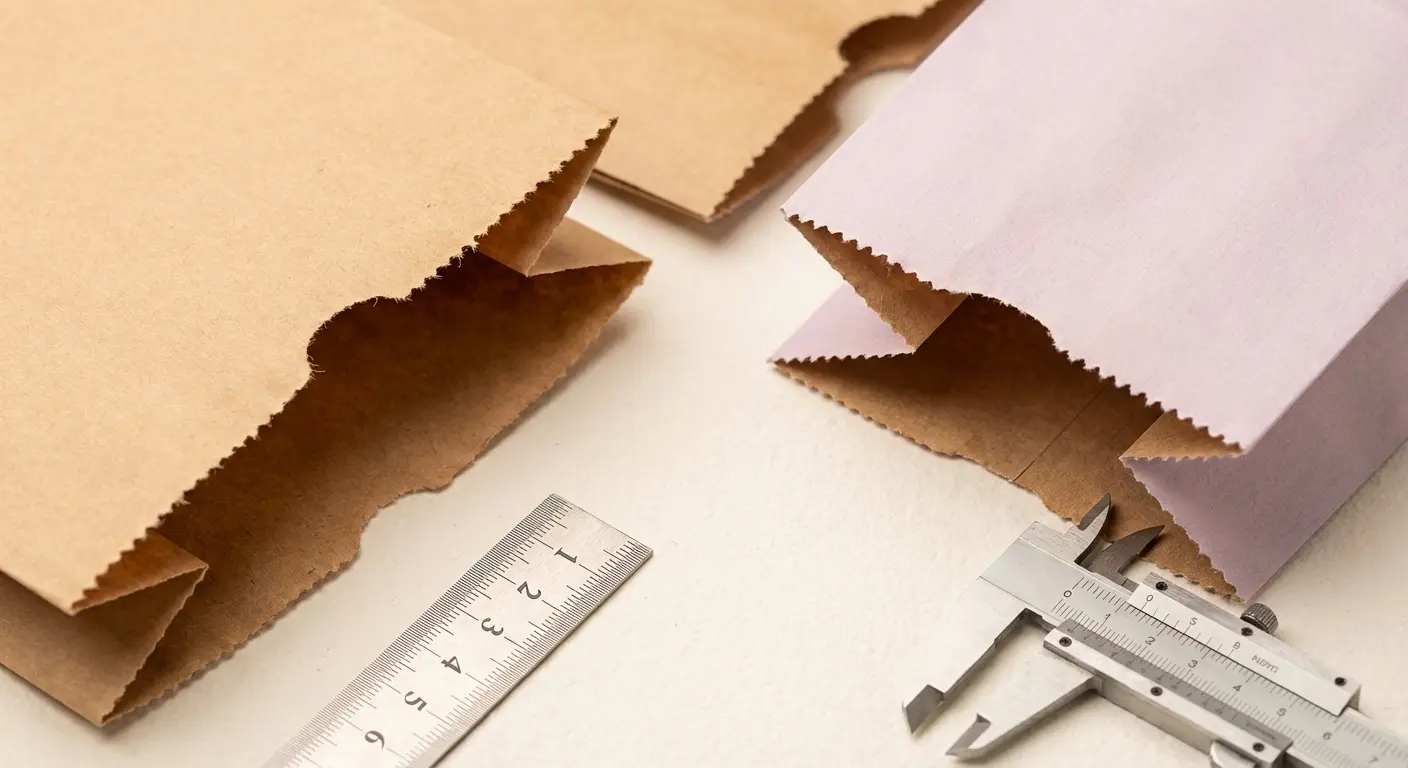 紙袋尺寸|三個核心數值:袋寬、袋高、側寬,紙袋尺寸相關細節圖